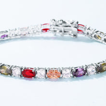 Vintage Simple Fashion Rainbow Zirconia Bracelet